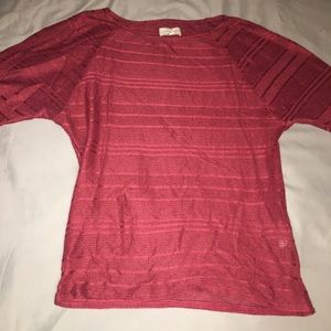 Dark red top from lucky brand
